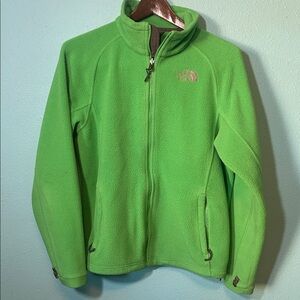 The North Face Womens Bright Green Fleece Jacket